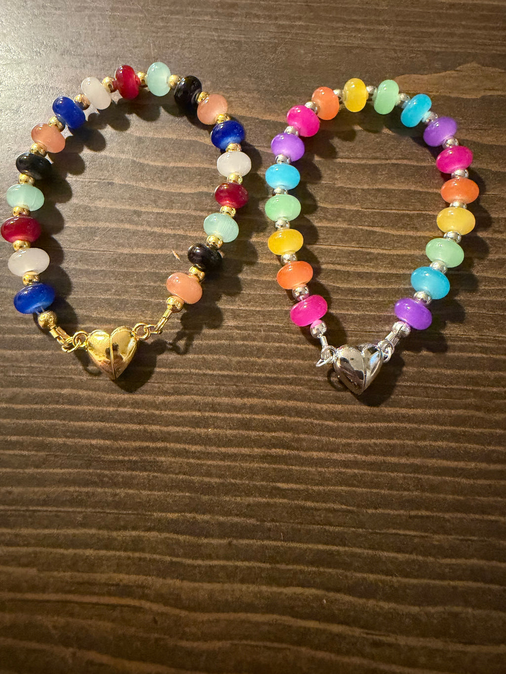 Custom Handmade Glass Bead Bracelet