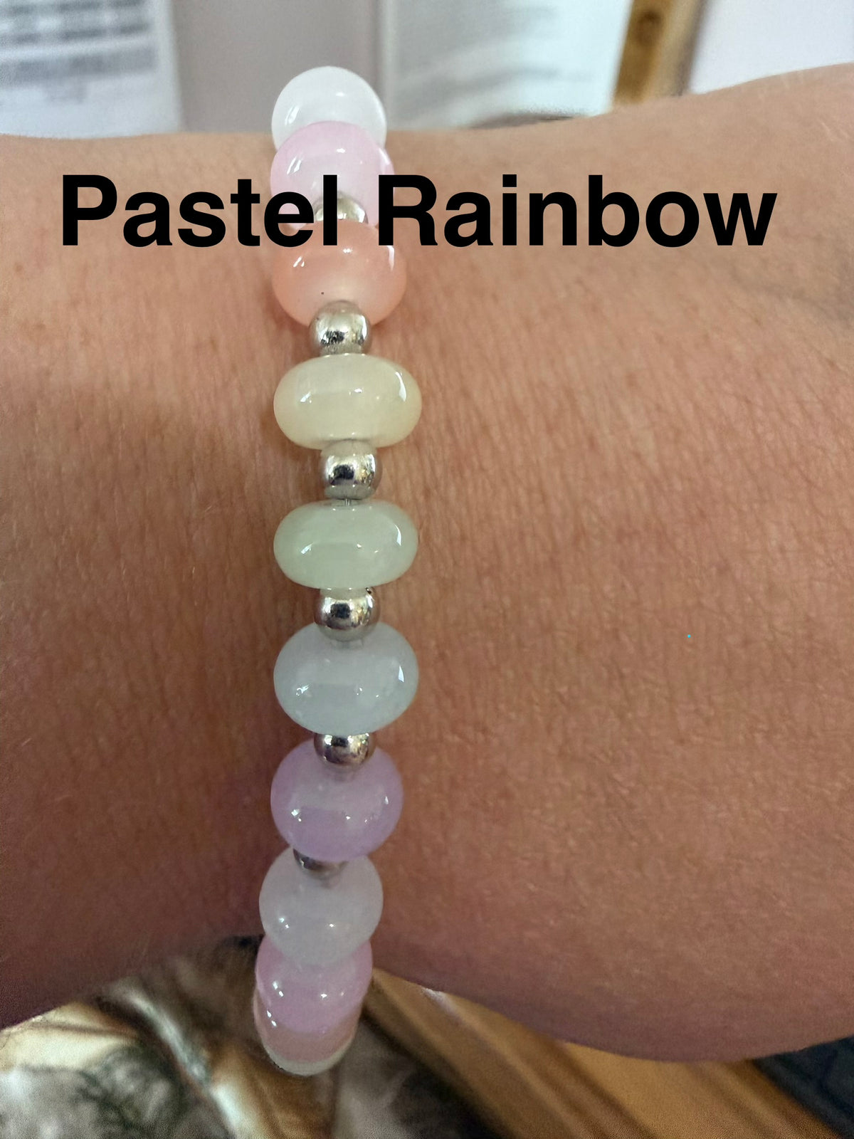 Custom Handmade Glass Bead Bracelet