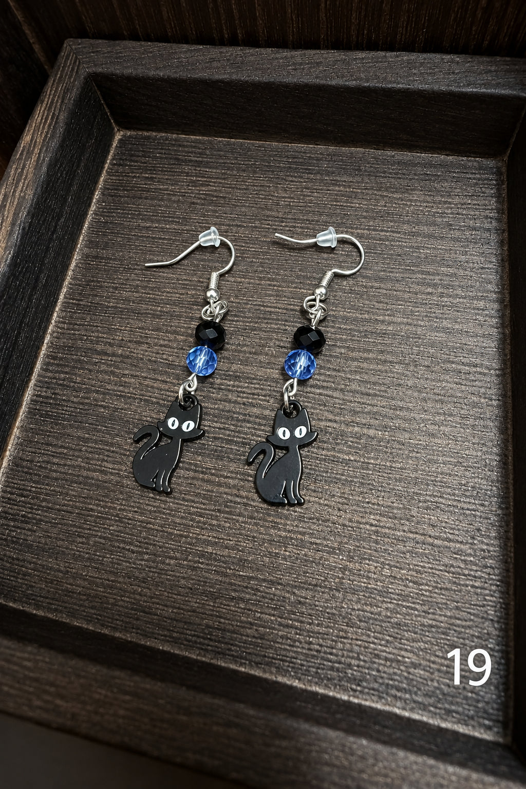 Handmade Dangle Bead and Charm Earrings | Halloween