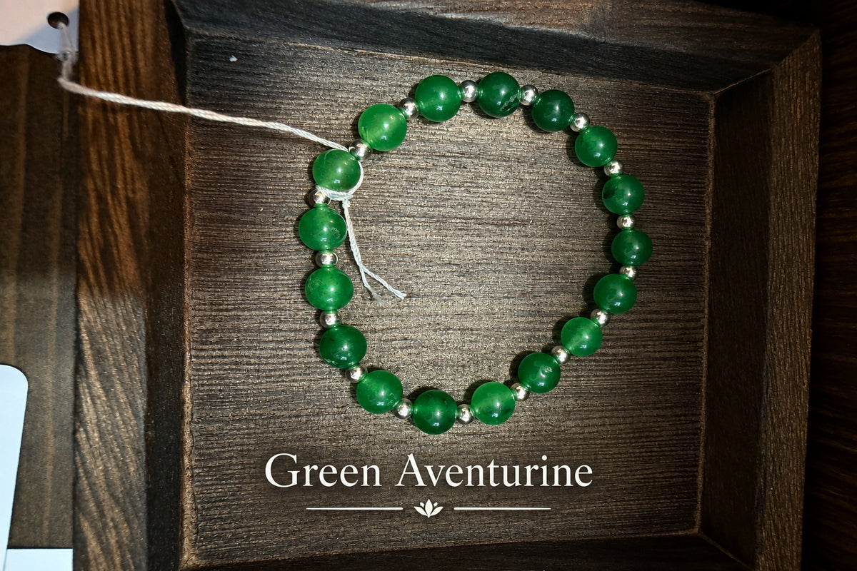 Handmade Stretch Stone and Crystal Beaded Bracelets
