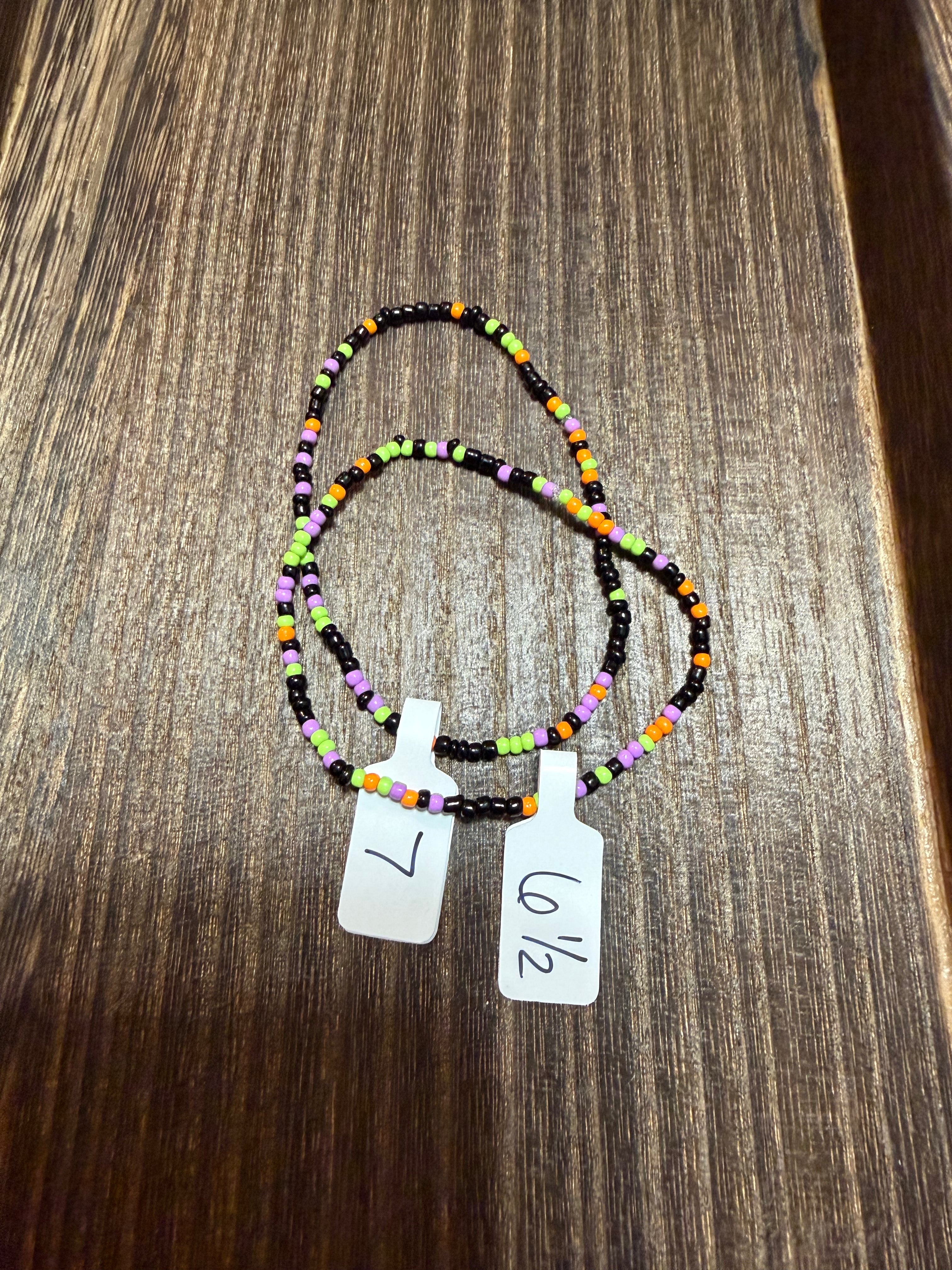 Dainty Stackable Bracelet - Handmade Seed Bead Stretch